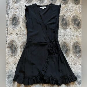 Loft Little Black Wrap Dress - Size 0